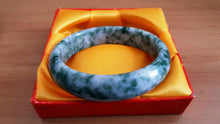 Load image into Gallery viewer, 10% OFF on Sales- 60 mm-Certified Natural Jadeite Emerald Jade Bracelet Bangle《Grade A》