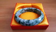 Load image into Gallery viewer, 10% OFF on Sales- 60 mm-Certified Natural Jadeite Emerald Jade Bracelet Bangle《Grade A》