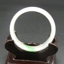 Load image into Gallery viewer, 10% OFF on Sales- 52 mm-Certified Natural Ice Jadeite Emerald Jade tablets Bracelet Bangle 《Grade A》