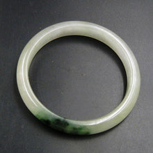 Load image into Gallery viewer, 10% OFF on Sales- 56 mm-Certified Natural Ice Jadeite Emerald Jade tablets Bracelet Bangle 《Grade A》