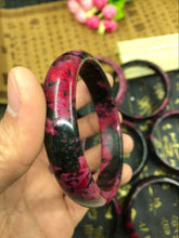Load image into Gallery viewer, 10% OFF- 60/61/62mm Certified Natural Peach Blossom Nephrite Jade Bracelet Bangle