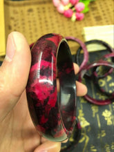 Load image into Gallery viewer, 10% OFF- 56/57/58mm Certified Natural Peach Blossom Nephrite Jade Bracelet Bangle