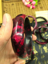 Load image into Gallery viewer, 10% OFF- 60/61/62mm Certified Natural Peach Blossom Nephrite Jade Bracelet Bangle
