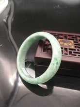 Load image into Gallery viewer, 10% OFF- 60 mm-Certified Natural Jadeite Emerald Jade Bangle《Grade A》8039