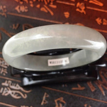 Load image into Gallery viewer, 10% OFF- 55/56/57 mm Certified Natural Ice Jadeite Emerald A Jade HandCarved Bracelet Bangle 1906
