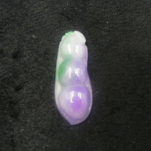 Load image into Gallery viewer, 10% OFF on Sales - Certified Natural 3-Color Ice Jadeite Emerald A Jade tablets Emerald Ping Beans Pendant 3300