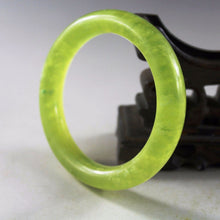 Load image into Gallery viewer, 10% OFF on Sales- 57 mm-Certified Natural Ice Emerald A*Jade HandCarved Bangle 4196