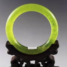 Load image into Gallery viewer, 10% OFF on Sales- 57 mm-Certified Natural Ice Emerald A*Jade HandCarved Bangle 4196