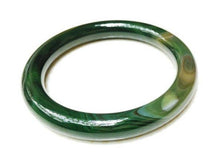 Load image into Gallery viewer, 10% OFF- 55/56/57mm Certified Natural Multi-Color Emerald A Jade HandCarved Round Bracelet Bangle A8805