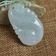 Load image into Gallery viewer, 10% OFF- Certified Natural Ice Jadeite Emerald Jade Dragon Pendant《Grade A》5948