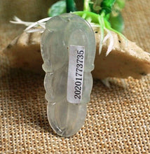 Load image into Gallery viewer, 10% OFF- Certified Natural Ice Jadeite Emerald Jade Leaf Pendant《Grade A》3735