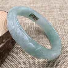 Load image into Gallery viewer, 10% OFF- 58/59/60 mm-Certified Natural Ice Jadeite Emerald Jade Bracelet Bangle《Grade A》A-5470