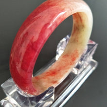 Load image into Gallery viewer, 10% OFF- 56/57/58 mm Certified Natural Red XiuYan Emerald A*Jade Handcarved Bangle XB-2018