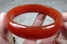 Load image into Gallery viewer, 10% OFF- 58/59/60 mm Certified Natural Red Jadeite Emerald Jade Bangle《Grade A》A2018