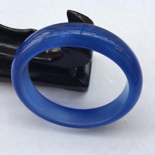Load image into Gallery viewer, 10% OFF- 58/59/60mm Certified Natural BLue Nephrite Emerald A*Jade Carved Bangle