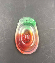 Load image into Gallery viewer, 10% OFF- Certified Natural Ice Jadeite Emerald Jade Dragon Pearl Pendant《Grade A》3192
