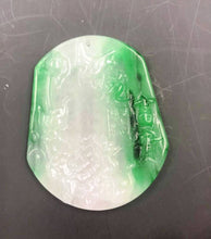 Load image into Gallery viewer, 10% OFF- Certified Natural Jadeite Emerald Jade Landscape Pendant《Grade A》3316