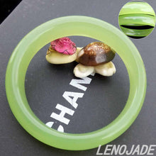 Load image into Gallery viewer, 10% OFF on Sales) 60-61 mm Certified Natural Emerald Xiu Jade Bracelet Bangle《Grade A》