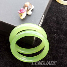 Load image into Gallery viewer, 10% OFF on Sales) 60-61 mm Certified Natural Emerald Xiu Jade Bracelet Bangle《Grade A》