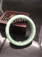 Load image into Gallery viewer, 10% OFF- 60 mm-Certified Natural Jadeite Emerald Jade Bangle《Grade A》8039