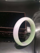 Load image into Gallery viewer, 10% OFF- 57/58 mm-Certified Natural Jadeite Emerald Jade Bangle《Grade A》0038