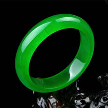 Load image into Gallery viewer, 10% OFF- 62/63/64 mm Certified Natural Icy Jadeite Emerald A Jade HandCarved Bracelet Bangle A20171