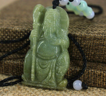 Load image into Gallery viewer, 10% OFF- Certified Natural Jadeite Emerald Jade Guanyu Pendant《Grade A》