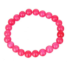 Load image into Gallery viewer, 54-60 mm Certified Natural Red Emerald Jade Beads Stretchy Bracelet《Grade A》