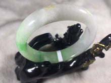 Load image into Gallery viewer, 10% OFF- 56/57/58 mm Certified Natural Jadeite Emerald Jade Bangle《Grade A》A498