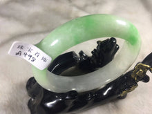 Load image into Gallery viewer, 10% OFF- 56/57/58 mm Certified Natural Jadeite Emerald Jade Bangle《Grade A》A498
