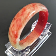 Load image into Gallery viewer, 10% OFF- 56/57/58 mm Certified Natural Red XiuYan Emerald A*Jade Handcarved Bangle XB-2018
