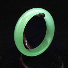 Load image into Gallery viewer, 10% OFF- 63/64/65mm Certified Natural Green Ice Emerald Jade Bracelet Bangle《Grade A》A20174