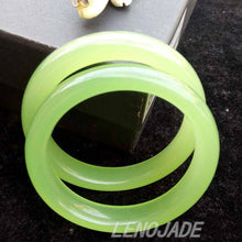 Load image into Gallery viewer, 10% OFF on Sales) 60-61 mm Certified Natural Emerald Xiu Jade Bracelet Bangle《Grade A》