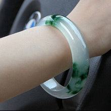 Load image into Gallery viewer, 10% OFF- 58/59/60 mm Certified Natural Ice Jadeite Emerald A Jade HandCarved Bangle