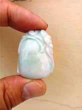 Load image into Gallery viewer, 10% OFF- Certified Natural Jadeite Emerald Jade Bat Peach Pendant《Grade A》0079
