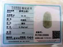 Load image into Gallery viewer, 10% OFF- Certified Natural Jadeite Emerald Jade Longevity Melon Bat Pendant《Grade A》0095