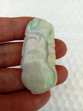 Load image into Gallery viewer, 10% OFF- Certified Natural Jadeite Emerald Jade Longevity Pendant《Grade A》0114