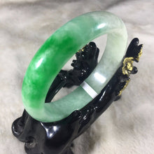 Load image into Gallery viewer, 10% OFF- 60/61/62 mm Certified Natural Jadeite Emerald Jade Bangle《Grade A》A2012