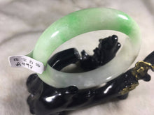 Load image into Gallery viewer, 10% OFF- 56/57/58 mm Certified Natural Jadeite Emerald Jade Bangle《Grade A》A498