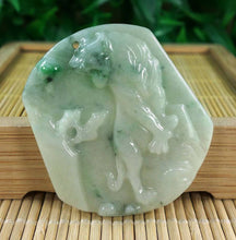 Load image into Gallery viewer, 10% OFF- Certified Natural Jadeite Emerald Jade Tiger Pendant《Grade A》4998