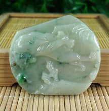 Load image into Gallery viewer, 10% OFF- Certified Natural Jadeite Emerald Jade Tiger Pendant《Grade A》4998
