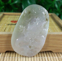 Load image into Gallery viewer, 10% OFF- Certified Natural Jadeite Emerald Jade Dragon Pendant《Grade A》4388