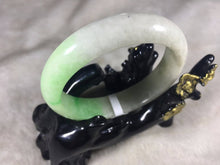 Load image into Gallery viewer, 10% OFF- 56/57/58 mm Certified Natural Jadeite Emerald Jade Bangle《Grade A》A699
