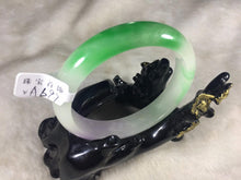 Load image into Gallery viewer, 10% OFF- 57/58/59 mm Certified Natural Jadeite Emerald Jade Bangle《Grade A》A697