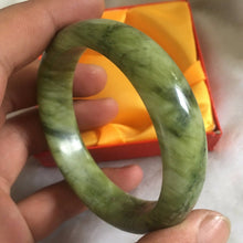 Load image into Gallery viewer, 10% OFF- 58/59/60 mm Certified Natural Huanglong Emerald Jade Bangle《Grade A》A658