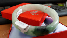 Load image into Gallery viewer, 10% OFF- 56/57/58 mm Certified Natural Jadeite Emerald Jade Bangle《Grade A》A173
