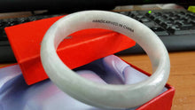 Load image into Gallery viewer, 10% OFF- 56/57/58 mm Certified Natural Jadeite Emerald Jade Bangle《Grade A》1906
