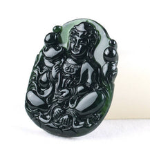 Load image into Gallery viewer, 10% OFF- Certified Natural Jadeite Emerald Jade Kuanyin Pendant
