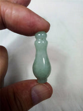 Load image into Gallery viewer, 10% OFF- Certified Natural Oily Jadeite Emerald Jade Tablet Translucent Lucky Vase Pendant 《Grade A》0090
