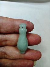 Load image into Gallery viewer, 10% OFF- Certified Natural Oily Jadeite Emerald Jade Tablet Translucent Lucky Vase Pendant 《Grade A》0090